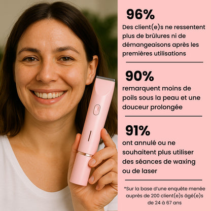 MoonaShave – Rasoir 2-en-1 Corps & Jambes